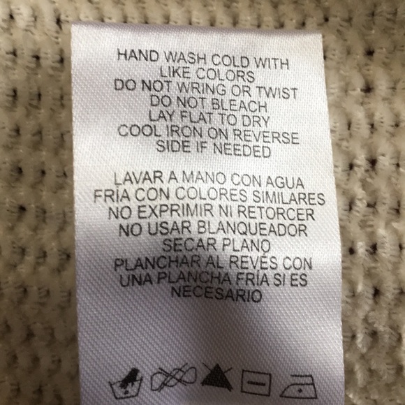 JOLT Colorblock Chenille Striped Sweater S - Picture 6 of 6